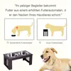 PawHut Zvýšená miska pro psy, miska na krmivo pro domácí Náhled obrázku produktu 4