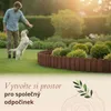 Floranica dřevěný obrubník záhonu 10 x 100 cm hnědý okraj Náhled obrázku produktu 6