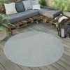 Tapis d'extérieur rond résistant aux intempéries Jardin & Voir les images du produit 1