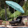 Sekey Sonnenschirm Rund Ø 160 cm Terrassen Gartenschirm Produktbild-Vorschau 1