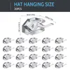 Solidchoice - 20 ganci autoadesivi per cappelli, ideali per Anteprima dell’immagine prodotto 2