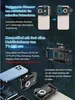 Marketing image showing a smartphone lens attachment and compatible phones. Produktbild-Vorschau