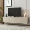 Homidea Vesta LED Hängendes TV Lowboard 160 cm - Modernes Produktbild-Vorschau 2