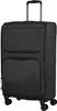 A studio shot of a black suitcase with wheels and a retractable handle. Anteprima dell’immagine prodotto