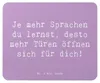 Mr. & Mrs. Panda Mouse Pad Spruch Sprachen lernen und Produktbild-Vorschau 1