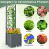 COSTWAY Jardinière avec treillis, treillage & arrosage Voir les images du produit 8