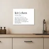 MuchoWow® - Leinwandbilder - Zitat - Küche - Definition - Produktbild-Vorschau 3