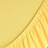 Jersey Spannbettlaken Gelb 90-100 X 190-200 + 30 CM Produktbild-Vorschau 5