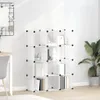 vidaXL System półek z 12 kostkami Przezroczysty PP Podgląd zdjęcia produktu 2