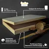 Creative Deco A4 Holz-Kiste mit Deckel | 34 x 25,3 x 5,3 cm Produktbild-Vorschau 2