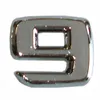 Hermann Schütz 3D-Relief-Chrome-Zahl 9 25x35mm Produktbild-Vorschau 1