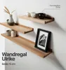 bestloft.de Wandregal Eiche massiv, 60 cm breit, 15 cm Produktbild-Vorschau 1