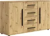 Kommode MAXIONE MX-02 mit 4 Schubladen 2 Türen Sideboard Produktbild-Vorschau 1