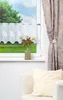 Scheibengardine Plauener Spitze Blatt  (Bx H) 81.50cm * Produktbild-Vorschau 2