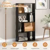 Regał COSTWAY 60x20x120 cm z 4 poziomami, półka stojąca z 8 Podgląd zdjęcia produktu 7