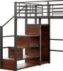 MODFU Hochbett,Jugendbett Metallbett  140*200 cm, Produktbild-Vorschau 9