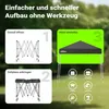 Wiltec Faltpavillon 250 x 250 x 270 cm grau wasserdicht, Produktbild-Vorschau 3