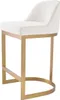 Casa Padrino Luxus Barstuhl Cremeweiß / Messing 53 x 51 x Produktbild-Vorschau 3