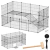 Jayseuw Enclos Parcs extérieurs Enclos DIY pour lapins Voir les images du produit 6