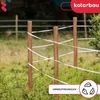 KOTARBAU® 3er Set Holzpfosten für Staketenzaun 120cm Produktbild-Vorschau 4
