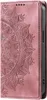 A pink phone case with a mandala design is shown. Produktbild-Vorschau