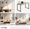 Collage of four different room settings: dining room, home office, living room, and bedroom. Produktbild-Vorschau