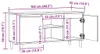vidaXL TV skříňka Artisan dub 102x35x50 cm materiál na bázi Náhled obrázku produktu 7