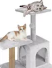 Katzenkratzbaum, Haus mit Spielzeug, hoch, 6 Ebenen, Bett, Produktbild-Vorschau 5