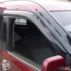 Owiewka przeciwdeszczowa do VW Caddy 2003-2025 ciemny akryl Podgląd zdjęcia produktu 9