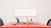 Magnetisches Whiteboard mit weißen Holzrahmen 30x70cm Produktbild-Vorschau 2