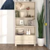 vidaXL Highboard HAMAR Massivholz Kiefer Honigbraun - Produktbild-Vorschau 2