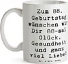 Mr. & Mrs. Panda Kaffeebecher Spruch 88. Geburtstag Produktbild-Vorschau 3