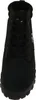 A close-up, front-facing view of a black Fila boot. Voir les images du produit