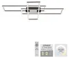 LED Deckenleuchte Asmin 98 x 69 cm Schwarz Produktbild-Vorschau 1