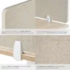Cloison de bureau Noisy avec coins arrondis - 160 x 40 cm, Voir les images du produit 5