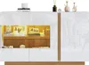Sweiko Sideboard Commode brillante, panneau de particules Voir les images du produit 15