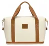 Cremefarbene Handgepäcktasche für Damen (40 x 30 x 20 cm) Produktbild-Vorschau 5