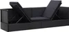 Garten-Sofabett mit Kissen Poly Rattan Lounge Loungesofa Produktbild-Vorschau 8