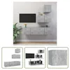 The Living Store 4-tlg. TV-Schrank-Set Betongrau Produktbild-Vorschau 8