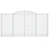 Gabionen mit Hochbogen 4 Stk. 300x50x140/160cm Verzinktes Produktbild-Vorschau 4