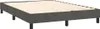 vidaXL Boxspringbett mit Matratze & LED Dunkelgrau 140x200 Produktbild-Vorschau 4