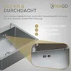 HAGO24 Einbauspüle 55x45cm Edelstahl Küchenspüle Spülbecken Produktbild-Vorschau 4