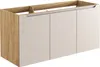 Badezimmerschrank 120 Cm Für Waschbecken, Eiche Beige, 3 Produktbild-Vorschau 1