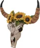 Deko Schädel HWC-Q10, Polyresin Stier Bulle Longhorn Kopf Produktbild-Vorschau 8
