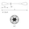 Seilwerk STANKE PVC Drahtseil 6 mm 6x7 verzinkt mit Öse, Produktbild-Vorschau 3