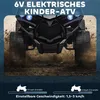 AIYAPLAY Dětská elektrická čtyřkolka 6 V s funkcí jízdy Náhled obrázku produktu 4