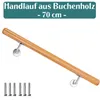 Buche Holz Handlauf Treppengeländer Geländer für Treppe Produktbild-Vorschau 1