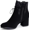 topschuhe24 1940 Damen Velours Stiefeletten Ankle Boots, Produktbild-Vorschau 3