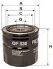 Ölfilter FILTRON OP 538 Anschraubfilter für RENAULT SUPER 5 Produktbild-Vorschau 2