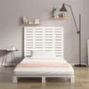 vidaXL Wand-Kopfteil Weiß 81x3x91,5 cm Massivholz Kiefer Produktbild-Vorschau 3